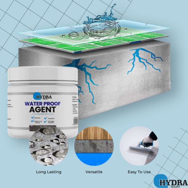 Hydra Waterproof Agent | Super Strong Invisible Anti-Leakage Sealant – 300g with Brush